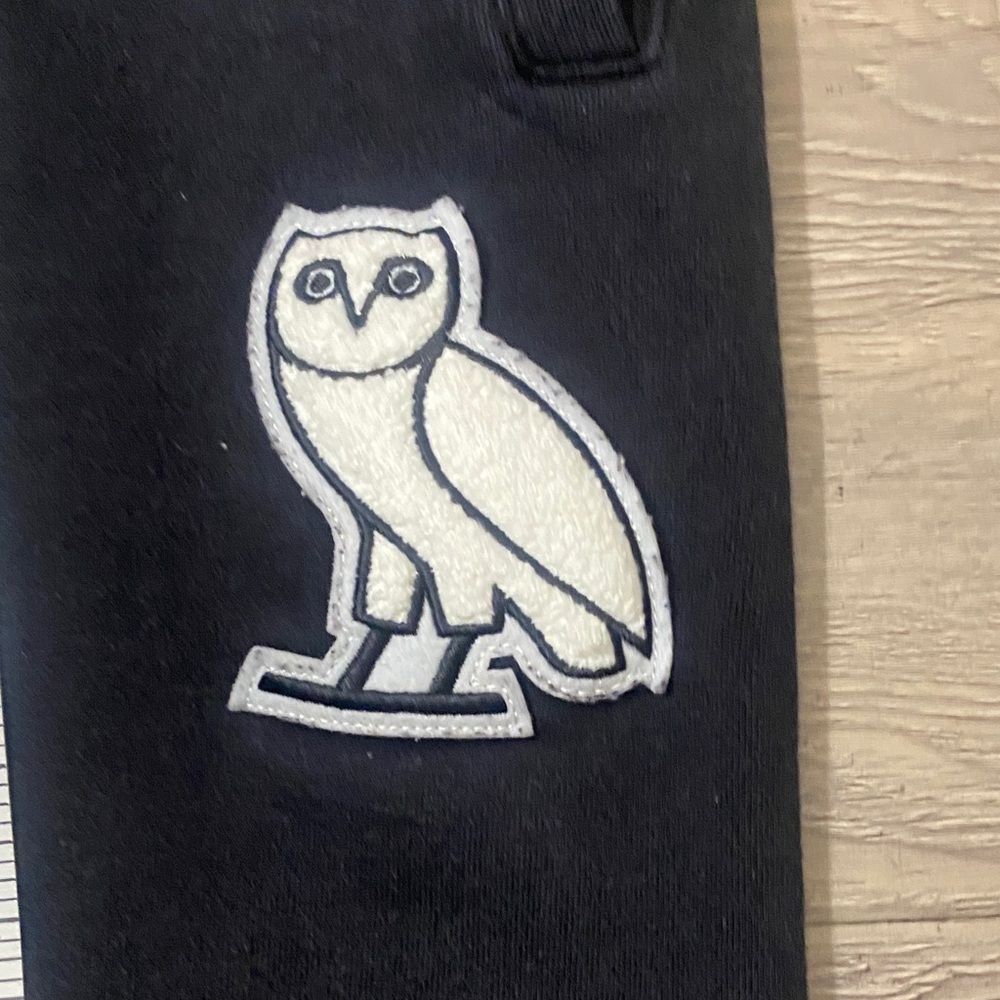 OVO Black Joggers with Owl Emblem - Picture 6 of 6